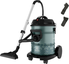 Electrolux Drum Vacuum Cleaner Dry Blower, 2100Watts, 21Lit, 2Speed, Green - EFW51612