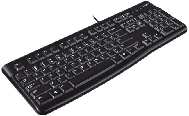 Logitech K120 Corded USB Keyboard, gaming keyboard