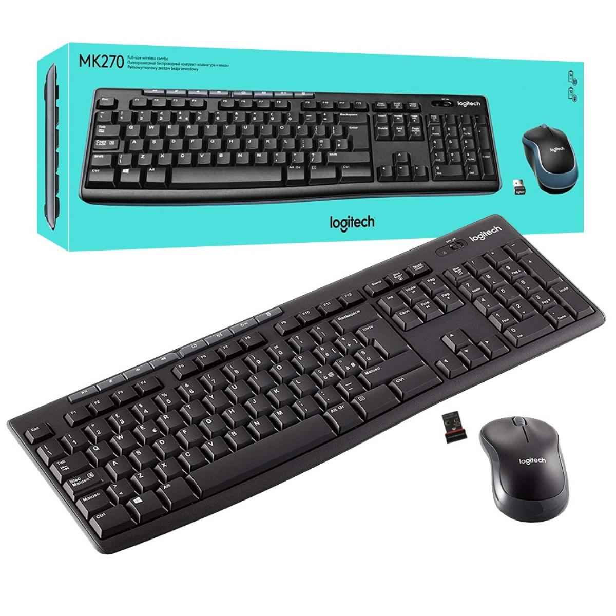 Logitech MK270 Wireless Keyboard and Mouse Combo Logitech MK270 Wireless Keyboard and Mouse Combo