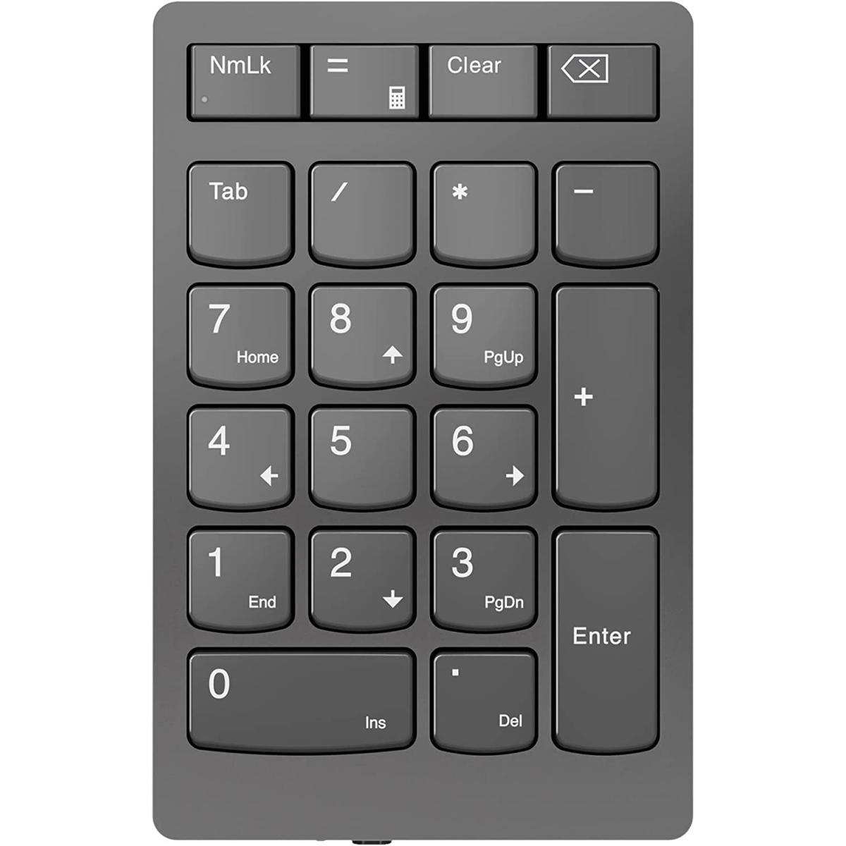 Lenovo Go Wireless Numeric Keypad Rf 2.40 Ghz Scissors Keyswitch Storm Gray Lenovo Go Wireless Numeric Keypad Rf 2.40 Ghz Scissors Keyswitch Storm Gray