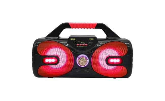Portable Outdoor Kbq 205 Bluetooth Speaker Black