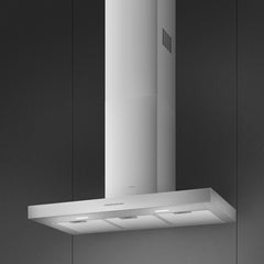 KBT900XE Smeg Hood, 90 Cm, Steel, Suction Power: 800 Liters