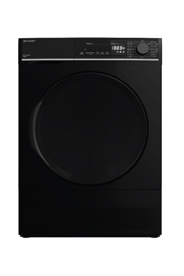 Sharp Dryer 9 Kg Condenser Black