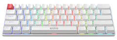 Marvo Saber 61 Wired Gaming Keyboard White