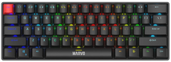 Marvo Saber 61 Wired Gaming Keyboard Black