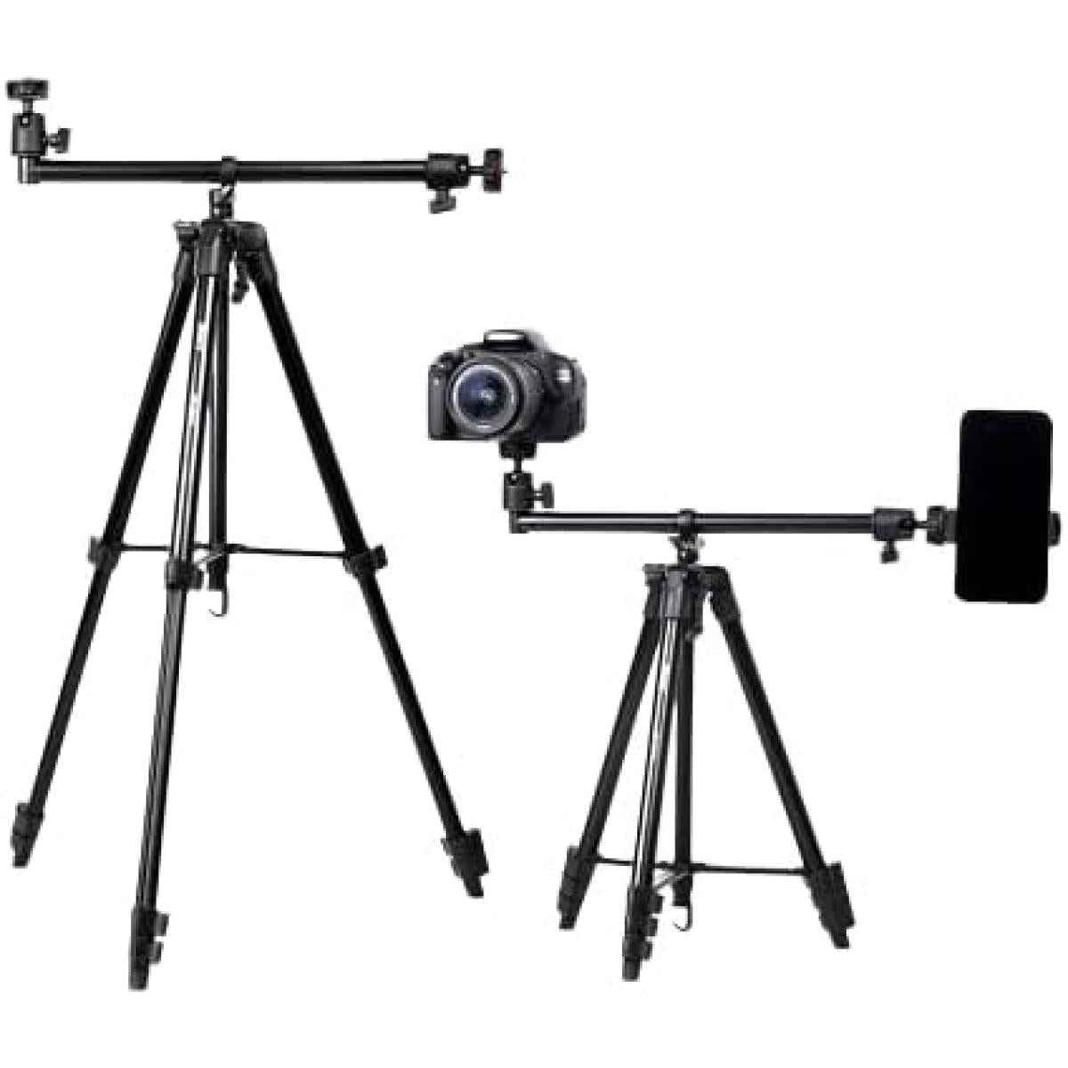 Jmary Kp 2207 Multi Funional Professional Tripod Stand With Camera Phone Holder Black