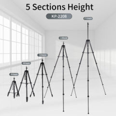 Jmary KP-2208 2 in 1 Monopod Aluminum Tripod 1.7M