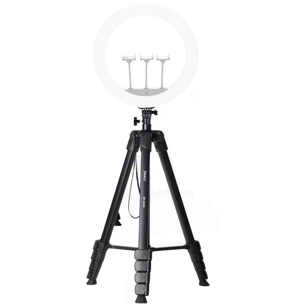 Jmary Kp 2208 Multi Funional Aluminum Tripod For Cameras & Mobile Phone Black