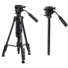 Jmary Kp 2599 Professional Aluminum Tripod, Monopod For All Dslr Cameras And Smartphone (black)