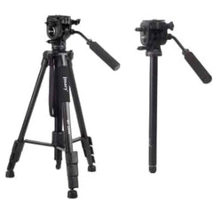 Jmary Kp 2599 Professional Aluminum Tripod, Monopod For All Dslr Cameras And Smartphone (black)