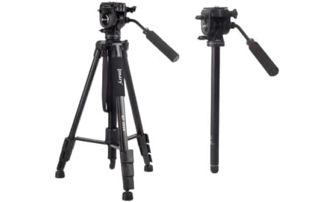 Jmary Kp 2599 Professional Aluminum Tripod, Monopod for All Dslr Cameras And Smartphone (black)