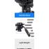 Jmary Kp 2599 Professional Aluminum Tripod, Monopod for All Dslr Cameras And Smartphone (black)