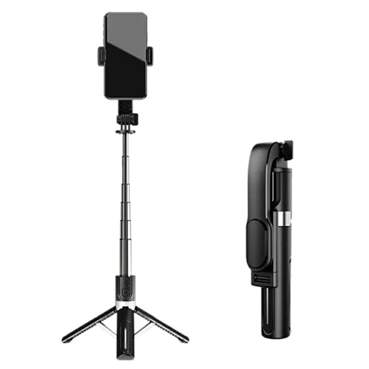 Jmary Kt 219 6 Seions Extendable Selfie Stick Tripod Stand With Remote Control Black - CompuMe