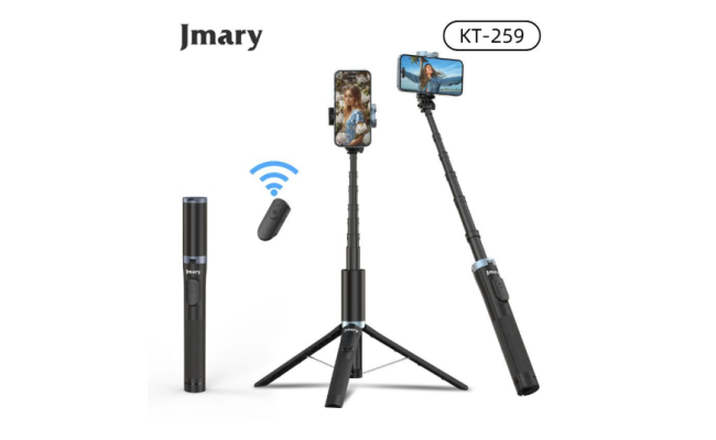Jmary Kt 259 All In One Selfie Stick Tripod 1.6 Meter