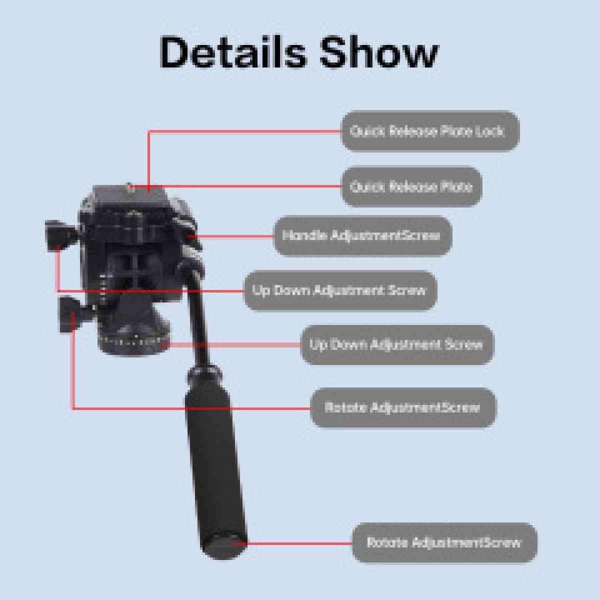 Jmary KT285-NB50 2-in-1 Tripod with Hydraulic Head 1.75M Jmary KT285-NB50 2-in-1 Tripod with Hydraulic Head 1.75M