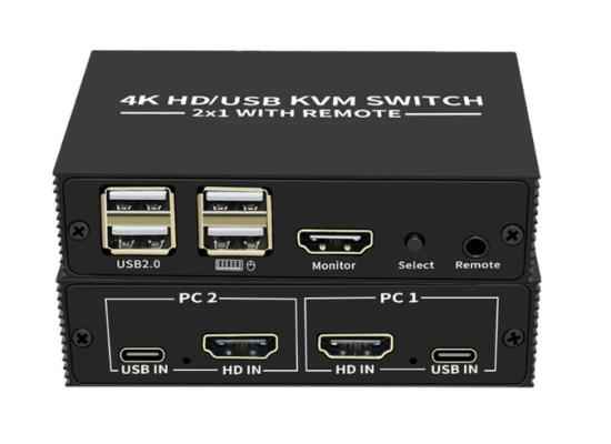 Manual 2 Port USB 2.0 KVM VGA Switch