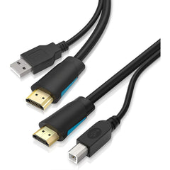 4-Port HDMI USB KVM Switch