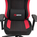 Marvo Kahn CH-178 - Ergonomic Gaming Chair, 4D Armrests, 180° Recline, Memory Foam Support, 150kg Capacity, Black & Red