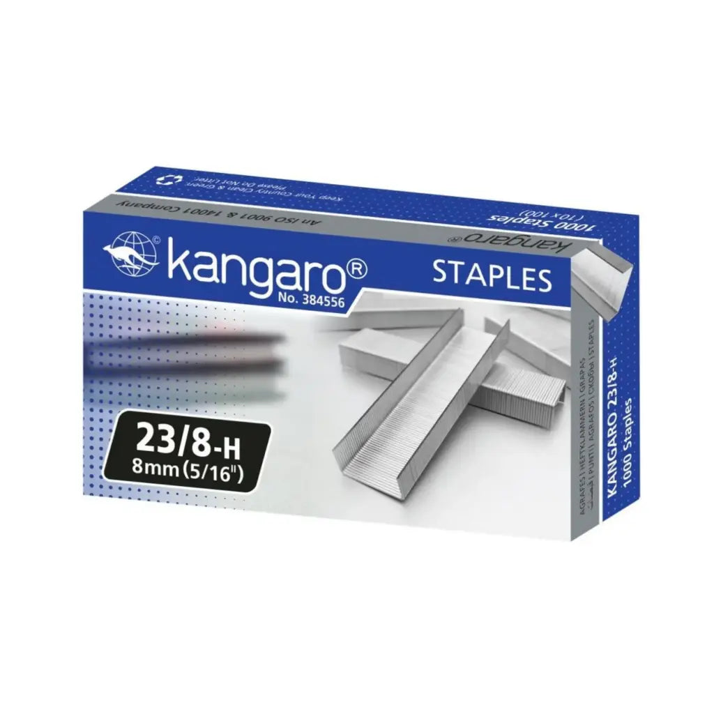 Kangaro Staple Pins 23/8-H Pack of 1000