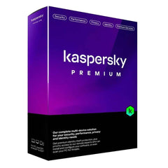 Kaspersky Premium Total Security 5 Devices Anti-Phishing and Firewall Unlimited VPN Password Manager Parental Controls