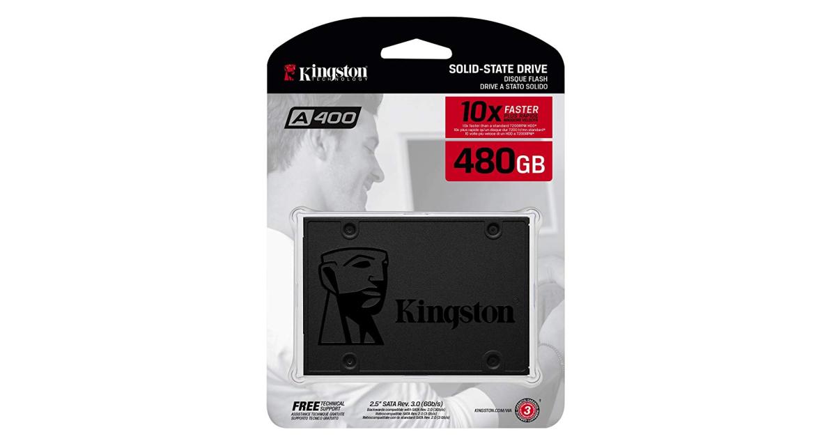 Kingston A400 SSD 480GB SATA 3 2.5Inch