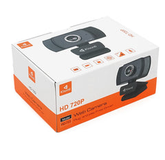 Kisonli HD-723 High Definition Rotatable HD Webcams Computer 720P Webcam with Dual Microphone for PC Laptop