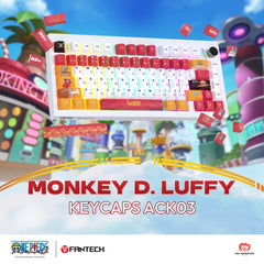 FANTECH MK921 ACK03 One Piece Monkey D. Luffy Egghead Edition Wireless Mechanical Gaming Keyboard
