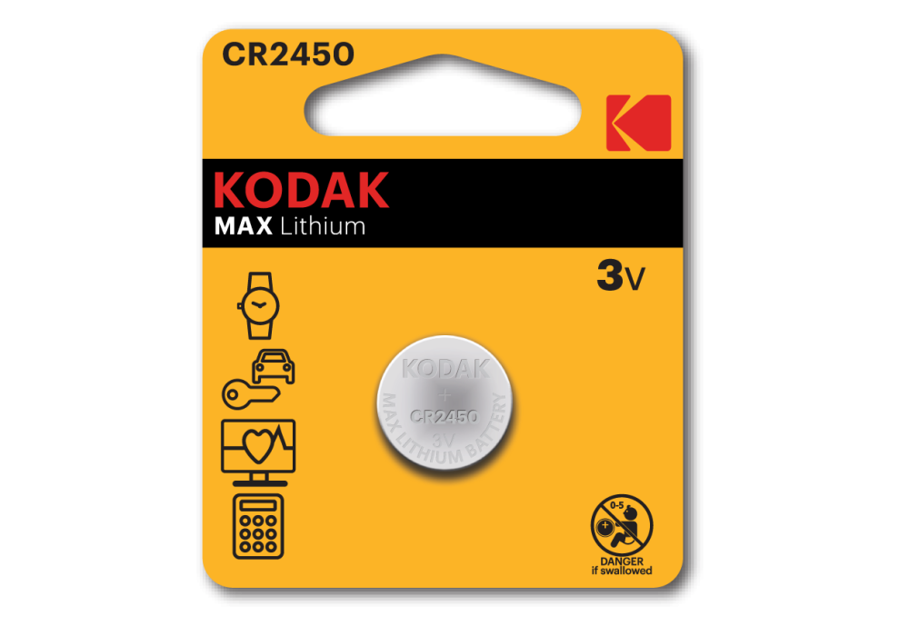 Kodak Lithium Battery - CR2450N