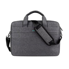 Coteci Laptop Shoulder Bag Up To 16.0" Laptop Sleek Durable & Water Repellent Fabric Lightweight Toploader Light Gray