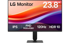 LG 24U411A-B 24" IPS Full HD 120Hz HDR10 1ms up to 99% sRGB Dynamic Action Sync Borderless Design Black Stabilzer HDMI & VGA Interface - Black