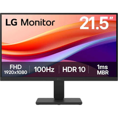 Lg 22u401a 21.5" Ips Full Hd 100hz Hdr10 1ms Up To 99% Srgb Dynamic Aion Sync Borderless Design Black Stabilzer Hdmi & Vga Interface Black
