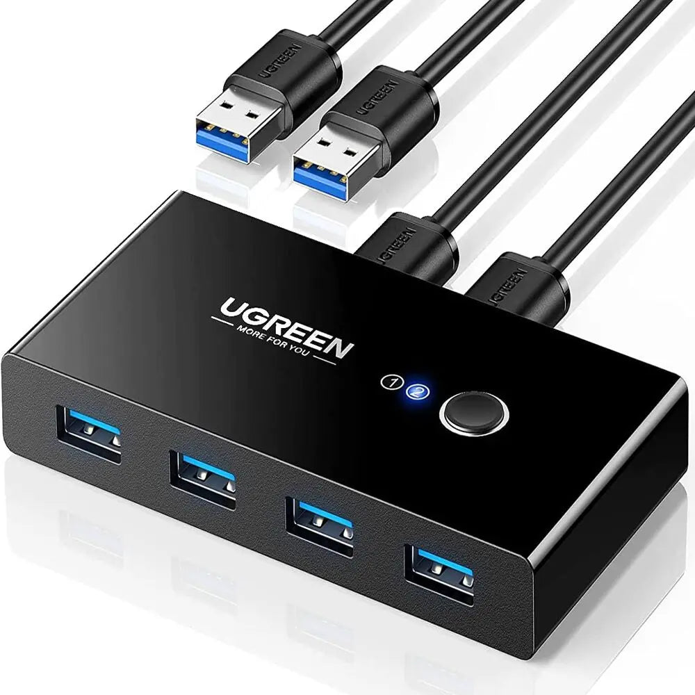 Ugreen 30768 2 In 4 Out Usb 3.0 Sharing Switch Box Selector