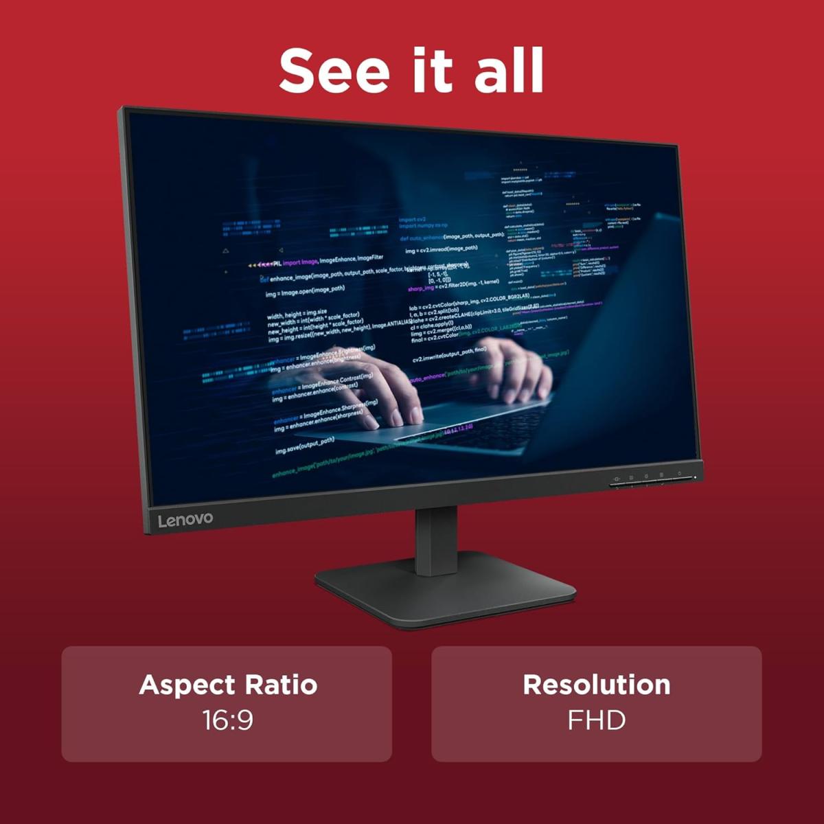 Lenovo monitor for display setup