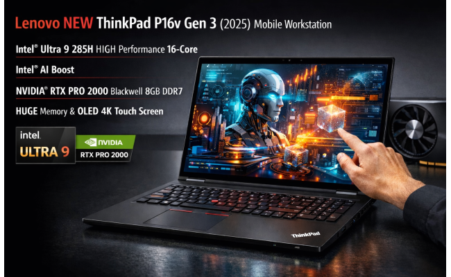 Lenovo 4K NVMe PCIe laptop for portable computing