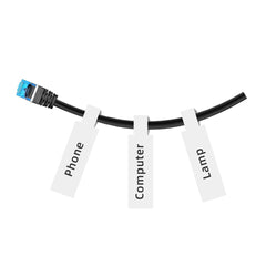 90*11mm Cable Label 500 pcs -White