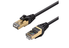 Glink Cat7 Ethernet Patch Cable, SFTP High Speed 10Gbps, 600MHz, 26AWG Copper, Black PVC 20M
