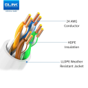 GLINK CAT6A Patch Cord LAN Cable, Pre-Terminated RJ45 Connectors, 5M