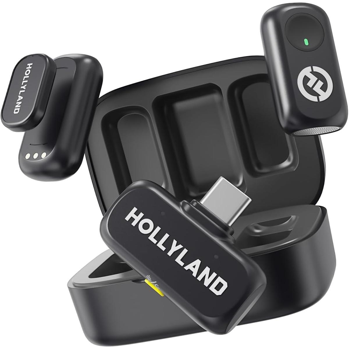 Hollyland wireless microphone for audio recording