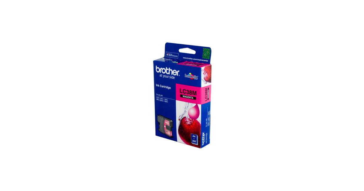 Brother LC-38M Magenta Color Ink Cartridge (Original)