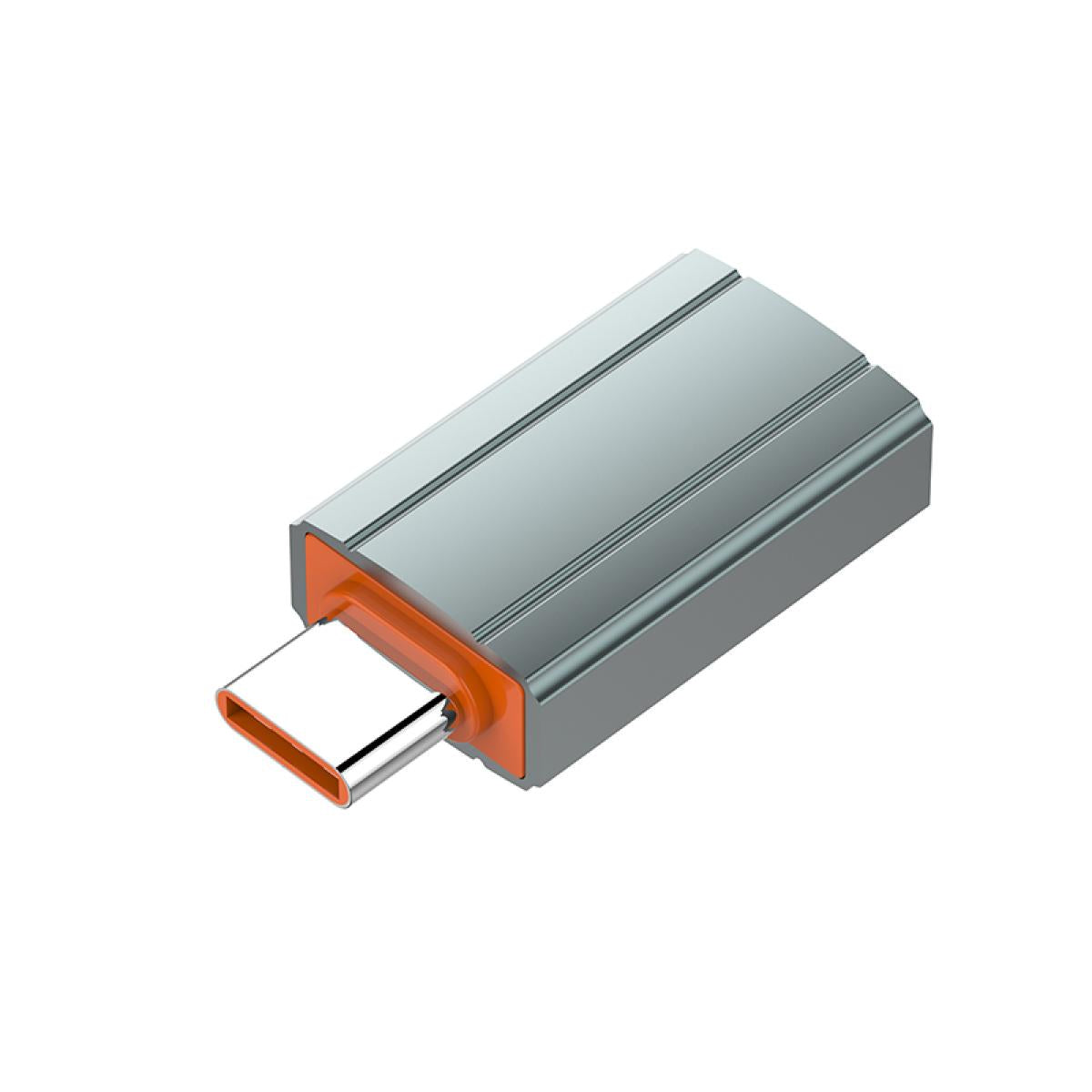 LDNIO LC140 USB - A to Type - C Adapter, Fast Transmission, Universal Device, Insert to use, Aluminum Material - Grey