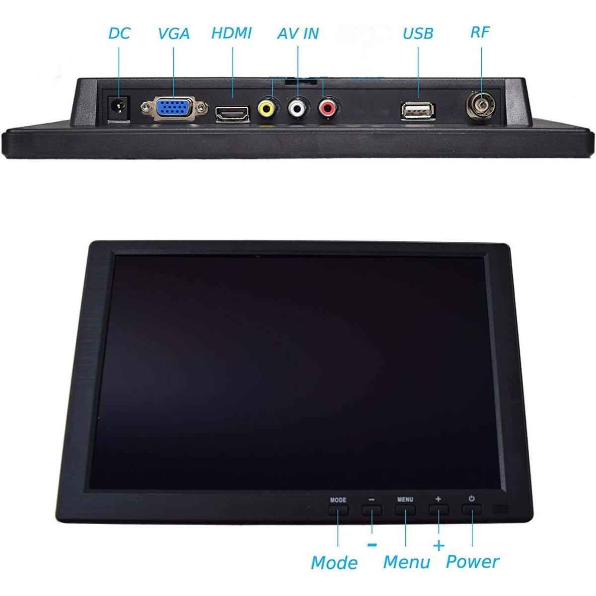 1026H HD 10.1" TFT LCD Color Monitor for Cars