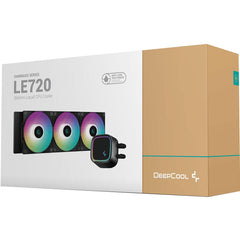 DeepCool LE720 Liquid Cooler 250W TDP AIO 360mm ARGB PWM Fan Copper Heatsink Aluminium Radiator Anti-Leak Tech CPU Water Cooler Intel & AMD