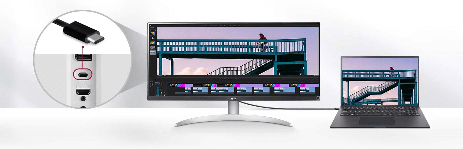 Lg 29wq600 W 29 Inch Ultrawide Full HD Ips Monitor 100hz (3 Years Warranty)