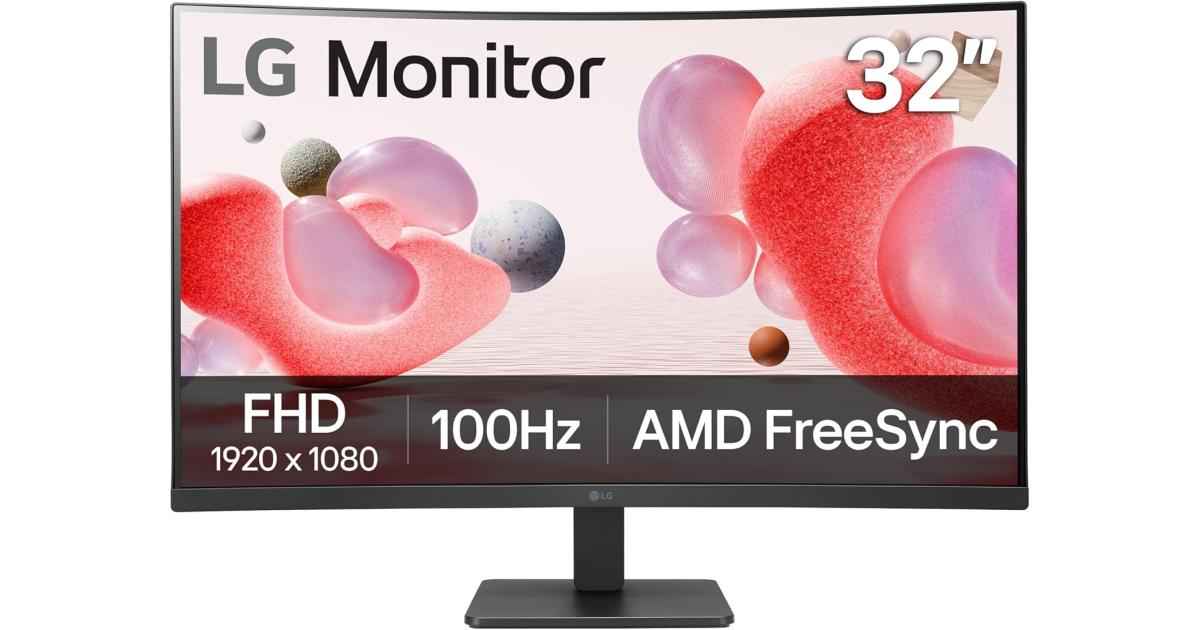LG 32MR50C-B 32" Curved FHD Monitor