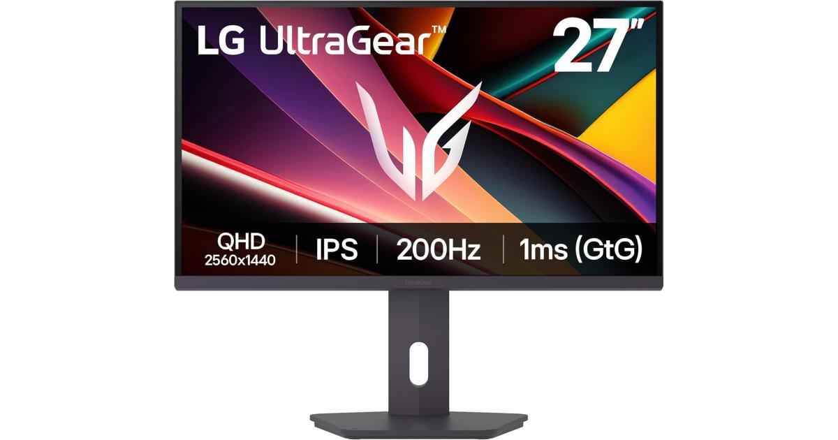 LG 27G610A-B 27" QHD – 200Hz, 1ms GtG, HDR, FreeSync™ Premium, LG Switch - Gaming Monitor