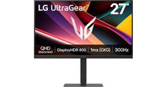 LG 27G640A-B 27" UltraGear™ QHD IPS Gaming Monitor – 300Hz, 1ms Response, HDR400, FreeSync™ Premium & G-SYNC® Compatible