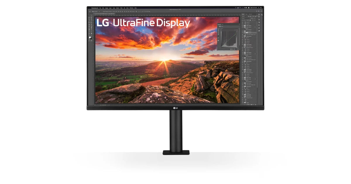 LG 32UN880K – 31.5” UHD 4K IPS Monitor with Ergonomic Stand & USB-C - Ergo Monitor
