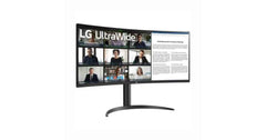 LG 34" 34WR55QK-B Ultrawide™ WQHD HDR 10 100Hz Curved Monitor with USB Type-C.