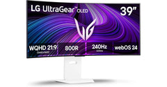 LG 39GX90SA-W UltraGear™ 39” OLED WQHD Curved Gaming Monitor – 240 Hz, 0.03 ms, G-SYNC Compatible, FreeSync Premium, webOS