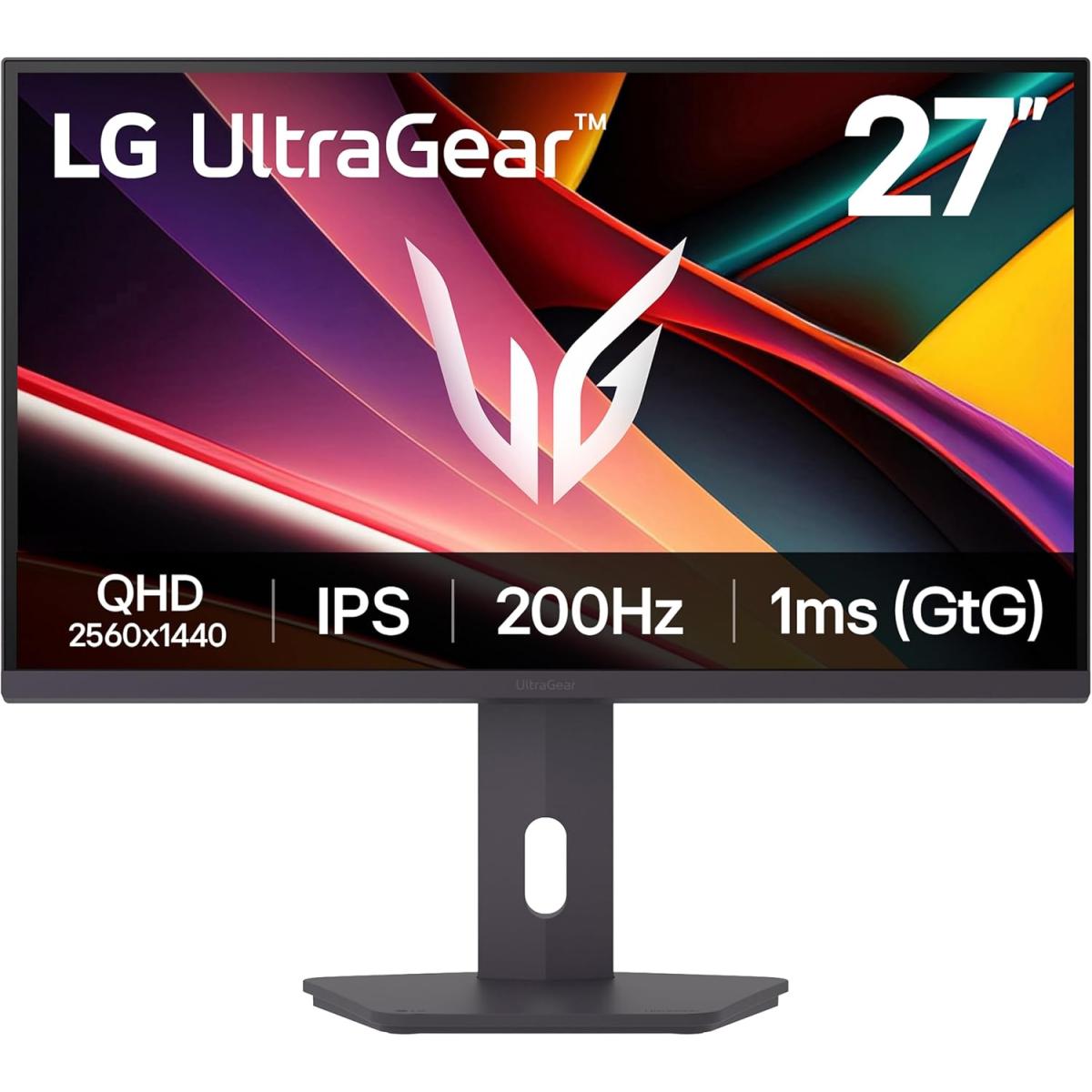 LG UltraGear 27G610A 27" IPS 2K 200Hz 1ms HDR10 & sRGB 99% FreeSync™ Premium Adjustable Stand w/ 2x HDMI, DisplayPort - Black